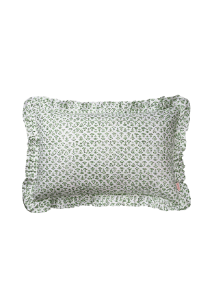 Pick A Poppy Petal Kuddfodral - 40x60 Cm Kuddar Grön