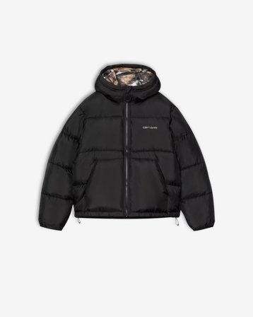 W' TORONTO JACKET - BLACK/DOG PRINT L