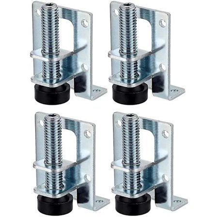 Justerbara möbelutjämnare, kraftiga nivelleringsfötter (4 st) - Kompatibla med bord, hyllor, skåp, arbetsbänk