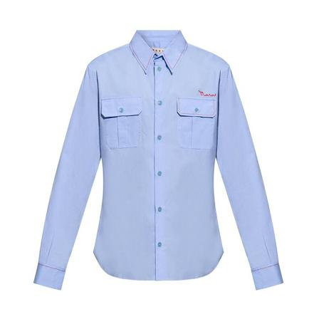 Marni Casual Shirts Blå, Herre Skjorter