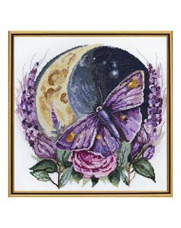 Broderikit Tavla Midnatts Blomster