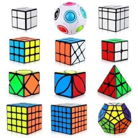 Rubiks kube sort, 12-pak