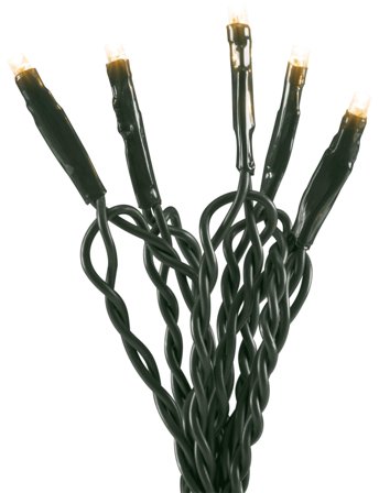 Konstsmide 6351-820 Lysslynge rav, mørkegrønn kabel 1,33 m, Belysning