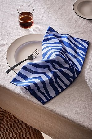 Jotex - Servet 2-pak Lichtblauw/blauw Lichtblauw/blauw - SIMBA - Koop Servetten bij Jotex