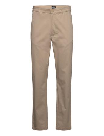Cotton Twill Stretch Elias Pants Beige Mads Nørgaard