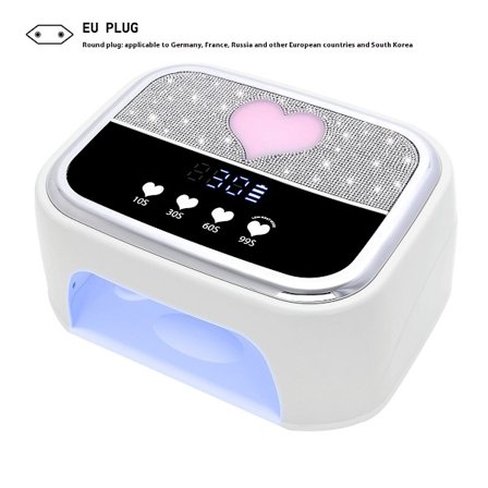 UV LED neglelampe tørrer Sun H6 manicure gel polish professionel 168W