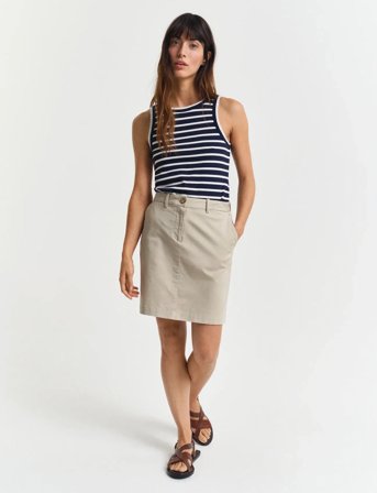 GANT Chino Skirt - Beige - 36