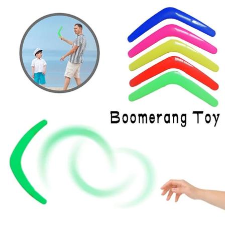 Boomerang - V-formet leketøy for barn til fritid, utendørs underholdning, tilfeldig farge