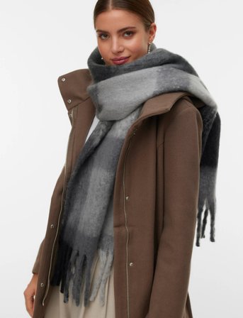 Vero Moda Vmivy League Scarf Noos - Grey - ONE SIZE