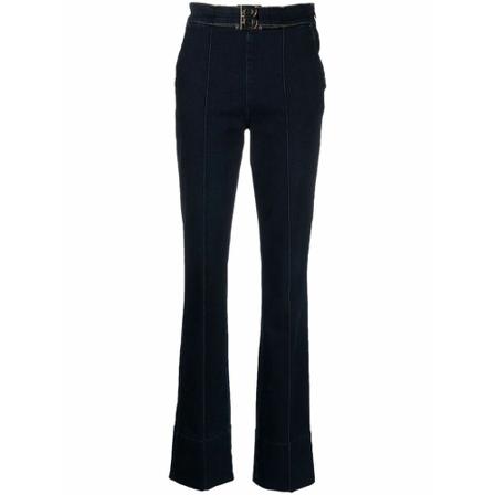 Blugirl, Flared Jeans Blauw, Dames, Maat:W26