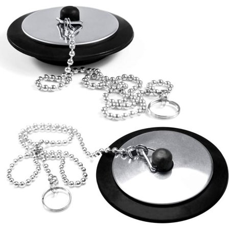 IC-hana-tyhjennysstopit - Kromi - Kumi - Amme - Kansi - 2-pakkaus - Kylpyhuoneen tarvikkeet ammeelle - Hana - 1,5 tuumaa