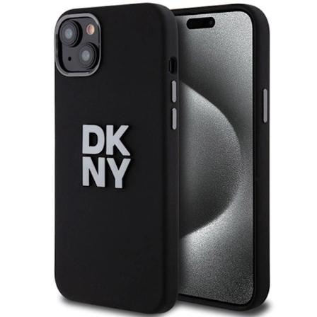 DKNY iPhone 15/14/13 Mobilskal Magsafe Liquid Silikon Small Meta