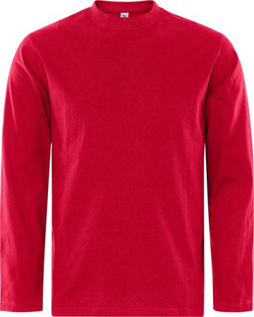 Fristads Herr Acode heavy långärmad T-shirt 1914 HSJ, Röd