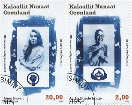 Grønland - Hverdagens helte 2025 - Stemplet sæt 2v