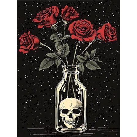 Kranie Diamant Kunst Sæt til Voksne, 5D Blomst Diamant Kunst til Begyndere, DIY Fuld Bor Diamant Maleri Sæt, Hjem Vægdekoration Diamant Maleri 30x40 