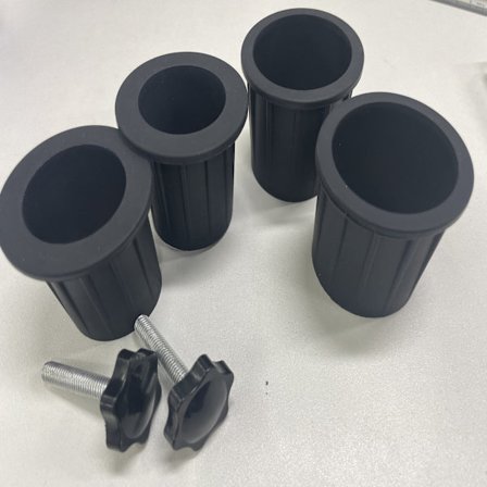 6 stk. Parasolbasebeslag Hulring Prop Stik Propper Terrasseparasol