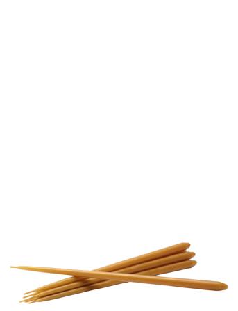 Stoff Taper Candles By Ester & Erik, Box With 6 Pieces Home Decoration Candles Pillar Candles Orange STOFF Nagel