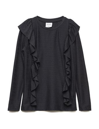 Ida L_S Top Blus Tunika Blå The New