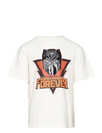 Nkmjez Blackpanther Loose Ss Top Box Mar White Name It