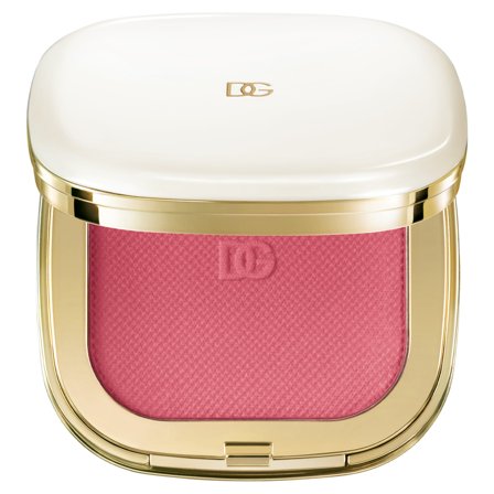 Dolce&Gabbana Cheeks&Eyes Match Poudre blush e ombretto a lunga tenuta 04 Cheerful Pink - Rosa naturale 8gr - Fard compatto