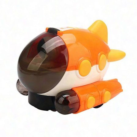 Elektrisk ubåt lekebil med roterende astronauter, musikk, projeksjonslys, morsom flymodell for barn