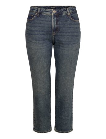 Lauren Women Mid-Rise Straight Ankle Jean - Blue - 50