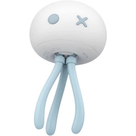 Nattlampa Uppladdningsbar LED-nattlampa för baby Touchkontroll babylampor dimbara med 1200 mAh laddning Härlig blå manetform