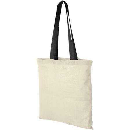 Bullet Nevada Bomull Tote En Storlek Naturlig/Svart Natural/Solid Black One Size