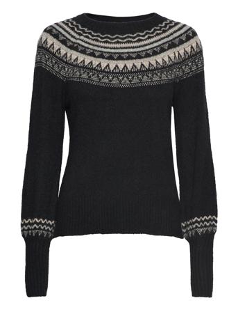 Onllona L/S Pullover Knit Pullover Svart ONLY