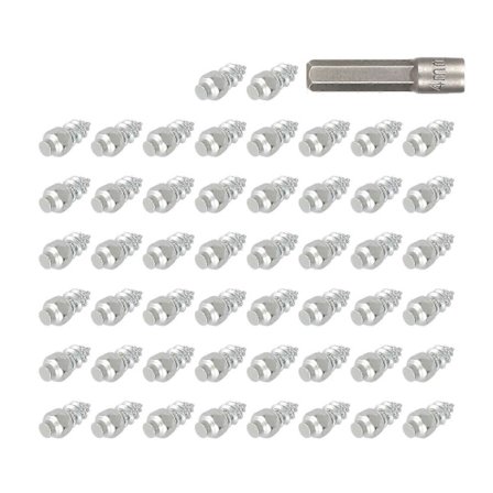 Antiskli Dekkskruer, 50 stk. Kjetting Dekkpigger Motorsykkel Pigger Kjetting Dekkpigger Skrue Kjetting Dekkpigger