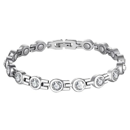 Magnetiska armband Klimakteriet Återuppleva Armband VIT