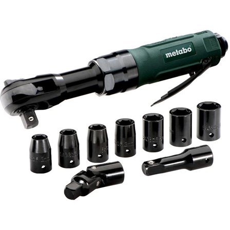 Metabo DRS 68 SET 1/2" Skrallehåndtak med 7 pipenøkler, Maskiner