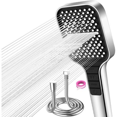 Trykkforsterkende dusjhode – 7 moduser & vannbesparende_TF_TF