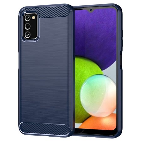 Carbon Flex Suojakotelo Samsung Galaxy A03s - Sininen