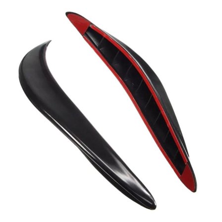 2 Stk Anti-Kollision Ridse Kofanger Hjørnebeskytter Strip SORT