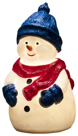 Konstsmide 4249-000 Dekorasjonsbelysning snømann i plast, Belysning