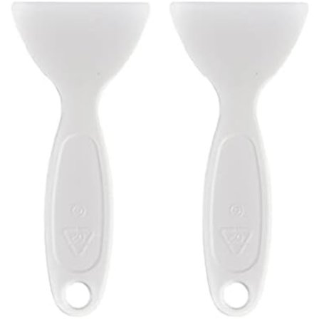 2 st kylskåpstillbehör skrapa avfrostning hård plast spade verktyg kylskåp skrapa frys hållbar krossad is ren