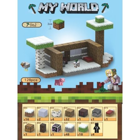 T062-Snöhus 1, My Magnetic World Magnetisk Byggleksak