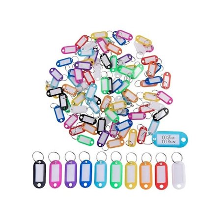 Nøglemærker/Nøglepaneler, robuste, vejrbestandige, etiketter, 100 stk.