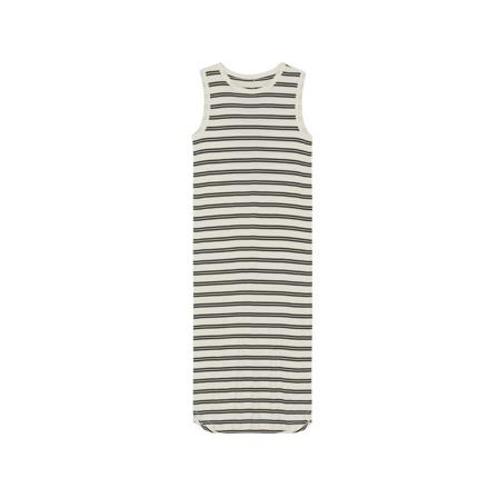 Moshi Moshi Mind River Dress Stripe , Beige , Dames , Maat: L Maxi jurken