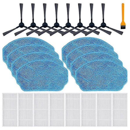 För Gttvo Br150/br151 Manvins G20, 2-i-1 Robotdammsugare Mopp Pads Hepa Filter Sidoborste Reservdelar