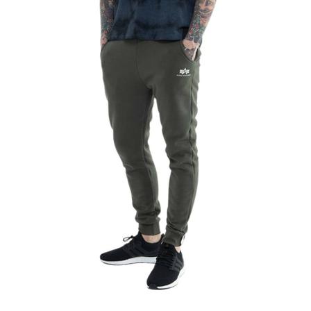 Alpha Industries Basic Jogger SL , Groen , Heren , Maat: M Sweatpants