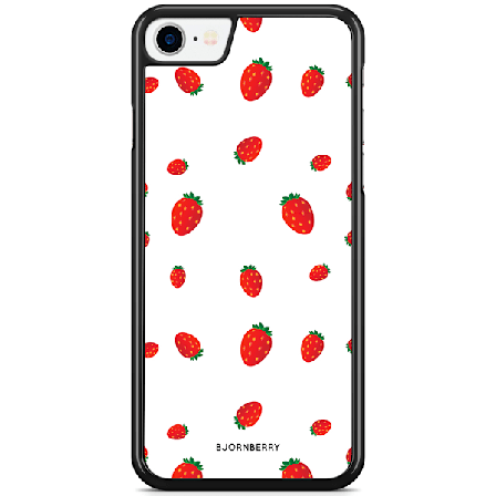 Bjornberry Skal iPhone SE (2020) - Jordgubbar