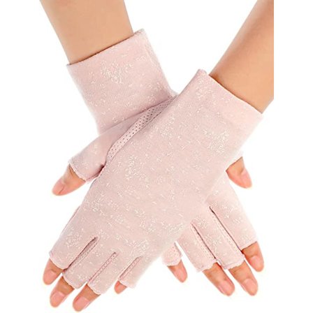 Kvinder Solcreme Fingerless Handsker Non Skid Sommer Handsker UV Prote