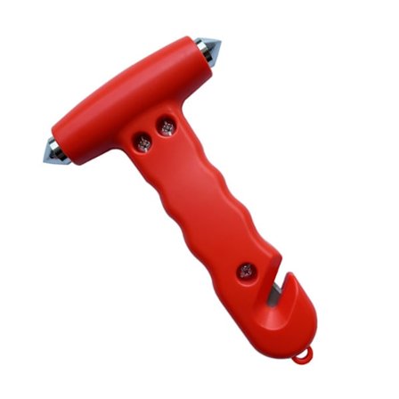 Bil to-i-ett sikkerhetshammer uten base livreddende nødhammer brannfluktshammer bilvindusknuser