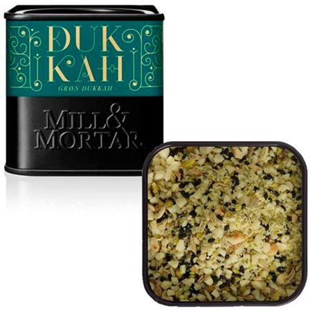Mill & Mortar Grøn Dukkah Mandler m. grøn pistacie Ø 75 g, Helse & Madvarer, Krydderier, Øvrigt