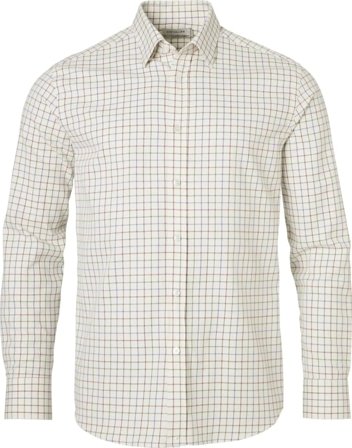 Chevalier Men ́s Dundee Shirt Men long-sleeved shirts White S