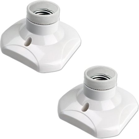 2 x E27 loftskruefatninger til indendørs væglamper, AC 230V, til