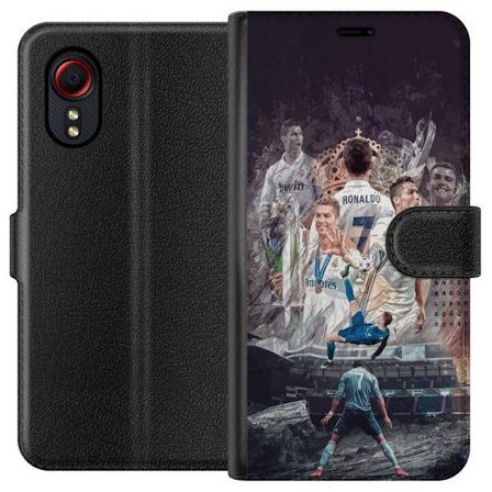 Kompatibelt Plånboksfodral till Samsung Samsung Galaxy Xcover 5 Cristiano Ronaldo Al-Nassr Portugal ikonisk anfallare och tidernas största målskytt
