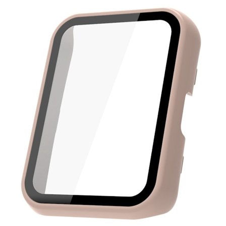 Huawei Watch Fit 2 cover with tempered glass - Pink